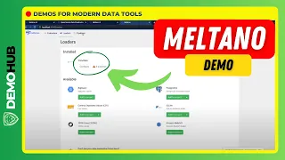 Meltano Demo // Modern Open Source Data Ingestion, Transformation, & Management | Demohub.dev