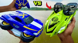 RC Fastest HoverRacer Vs RC Aquajet Machine Unboxing & Testing – Chatpat toy tv