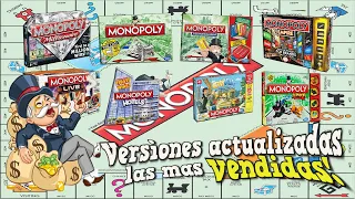 Versiones de monopoly mas VENDIDAS - SOLICITADAS del 2020 y sus precios