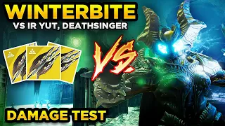 Winterbite ONE PHASE vs Ir Yut, Deathsinger | Crota's End DPS Test | Destiny 2