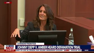 Johnny Depp lawyer uses poop story to challenge Amber Heard expert | LiveNOW from FOX