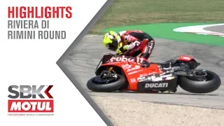 Bautista Crashes at Race 2! | Riviera Di Rimini Round 2019 | WorldSBK