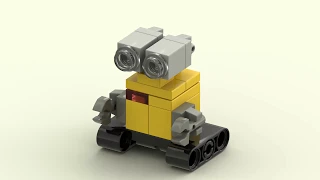 Сборка Валли из Lego.