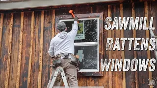 SAWMILL, BATTENS & CABIN WINDOW | OFF GRID TIMBER FRAME | WOODWORK