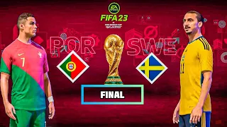 FIFA 23 - Portugal vs Sweden World Cup (FINAL) Match | Ronaldo vs Ibrahimovic
