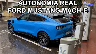 ¿Se puede viajar con el Mustang eléctrico? | Autonomía REAL del Ford MUSTANG Mach-E GT