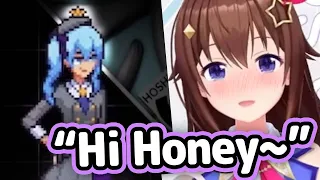 Sora Copying Suisei's "Hi Honey~" Twice In One Stream Makes Chat Ascend【Hololive】