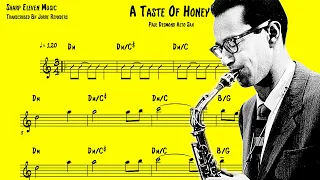 Paul Desmond - A Taste of Honey (Live) Transcription | Sheet Music (Melody & Solo)