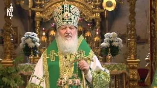 Проповедь Патриарха в день Святой Троицы
