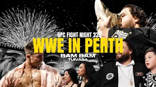 Tai Tuivasa Does A SHOEY AT WWE Perth | Tai BamBam Tuivasa