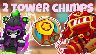 2 Tower Chimps Achievement [No Micro] (BTD 6)