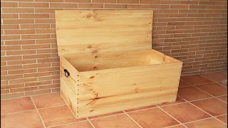 How to make a trunk, chest or wooden box