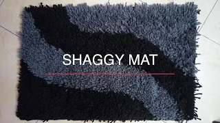 DIY | SHAGGY MAT TUTORIAL || FAST AND EASY