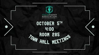 Town Hall Meeting Promo