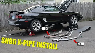 1994-2004 Mustang GT/Cobra Off-Road X-Pipe (INSTALL)