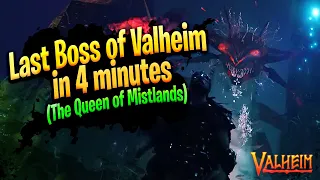 SOLO MEELE ONLY Last Boss of Valheim in 4 minutes