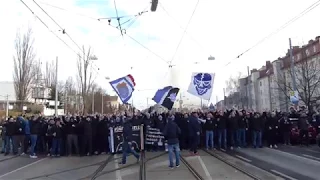 Derbymarsch Austria Wien - 04.02.18