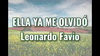 ELLA YA ME OLVIDÓ | Leonardo Favio | LETRAS.