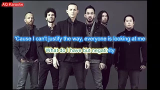 Somewhere I belong - Linkin Park (Chester Bennington) karaoke lyrics