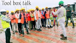 @TOOL BOX TALK IN HINDI || Work at Height