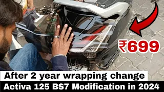 Activa 125 Full Wrapping 2024 | Cheapest Modification & wrapping on Activa 125