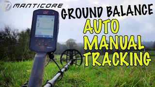 Minelab Manticore HOW TO Ground Balance methods