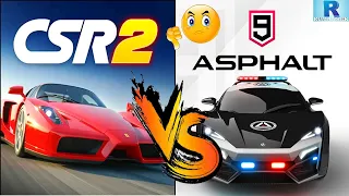 CSR2  V/S ASPHALT 9 | ASPHALT 9 V/S CSR RACING 2 | BEST RACING GAMES FOR ANDROID.