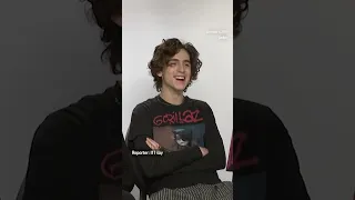 From the archives: Timothee Chalamet and Florence Pugh are asked about their first celeb crushes