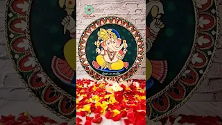 Bappa 🙏 | Ganesha painting | Wall art | Acrylic colors on Mdf #shorts #ganesha #bappa