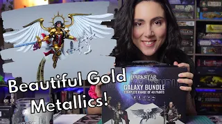 These True Metallic Metals are STUNNING - Painting Saint Celestine - Backvlog 14