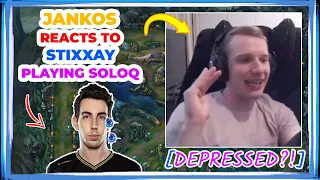 Jankos Reacts to STIXXAY Playing SoloQ After BDS vs GG 👀