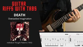 Death - Overactive Imagination - Guitar riffs with tabs / cover / lesson