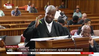 ANC's cadre deployment appeal dismissed