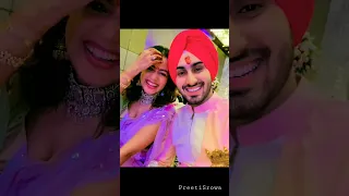 Neha Kakkar with her husband Rohanpreet Singh #nehakakkar #shorts #ytshorts