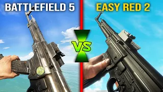 Battlefield 5 vs Easy Red 2 - Weapons Comparison