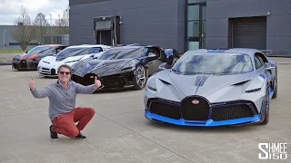 This is the Most Exclusive Bugatti Lineup EVER SEEN!