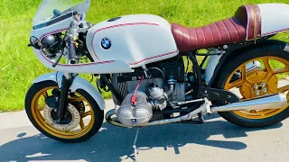 BMW R100RS サイレンサー(社外品)とエアダクトを外した以外はエンジン&吸排気系ノーマルです。