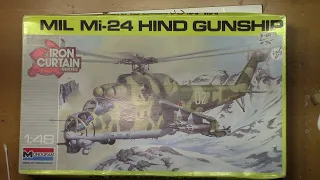 Monogram 1/48 Hind Gunship Unboxing