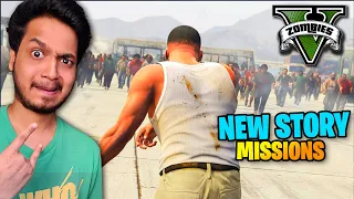 GTA V ZOMBIES STORY MODE BEGINS (GTA 5 New Missions) #1