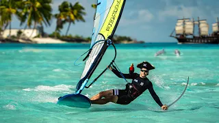 Windsurfing in a swimming pool 2.0 | Bonaire Guide