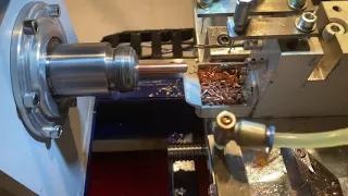CNC BULLET  TURNING with self-made lathe  (DJG)