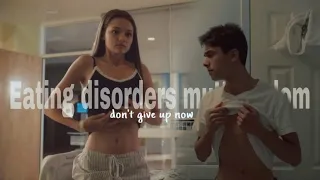 Eating disorders multifandom || [TW] Don’t give up now