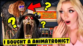 BUYING THE SCARIEST HALLOWEEN ANIMATRONIC AT SPIRIT HALLOWEEN! (*HALLOWEEN SHOPPING SPREE*)