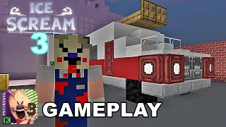 ICE SCREAM 3 MINECRAFT GAMEPLAY