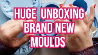 The BIGGEST unboxing of MOULDS I have ever done - 11 Brand NEW moulds with Molds and Shapes