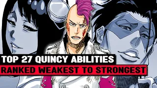 ALL 27 Quincy Schrifts in Bleach RANKED & EXPLAINED