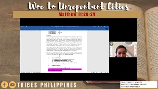WOE TO UNREPENTANT CITIES | Matthew 11:20-24 | TRIBES QATAR