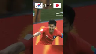 Korea vs Japan World Cup 2026 Imaginary 🔥 #shorts #football #youtube