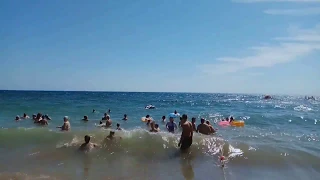 Крым 2018.Феодосия.Пляж.Crimea 2018.Feodosiya.Beach.