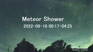 Meteor Shower 2022-09-16 00:17-04:25